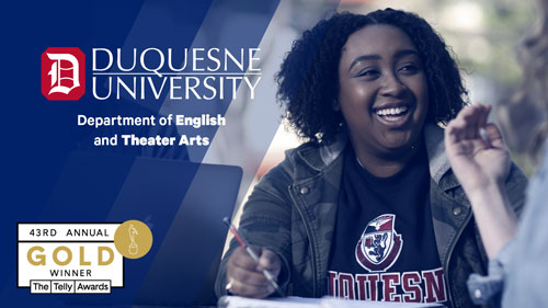 Duquesne University - English & Theater Arts Promotional Video - Pittsburgh Video Production Company - Gold Telly Award Winner